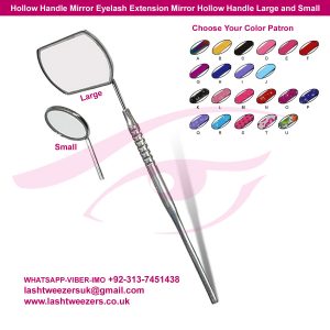 Hollow Handle Mirror Eyelash Extension Mirror Hollow Handle Large Small