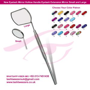 New Eyelash Mirror Hollow Handle Eyelash Extension Mirror Small Large