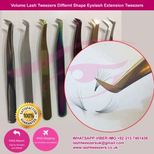 Volume Lash Tweezers Different Shape Eyelash Extension Tweezers