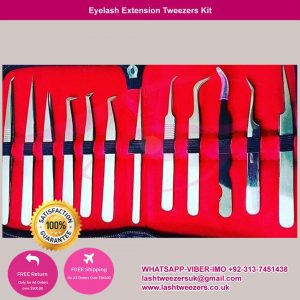 Eyelash Extension Tweezers Kit,