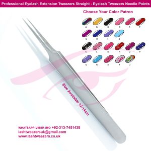 Japanese Stainless Steel Professional Eyelash Extension Tweezers