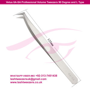 Vetus 6A-SA Professional Volume Tweezers 90 Degree and L Type