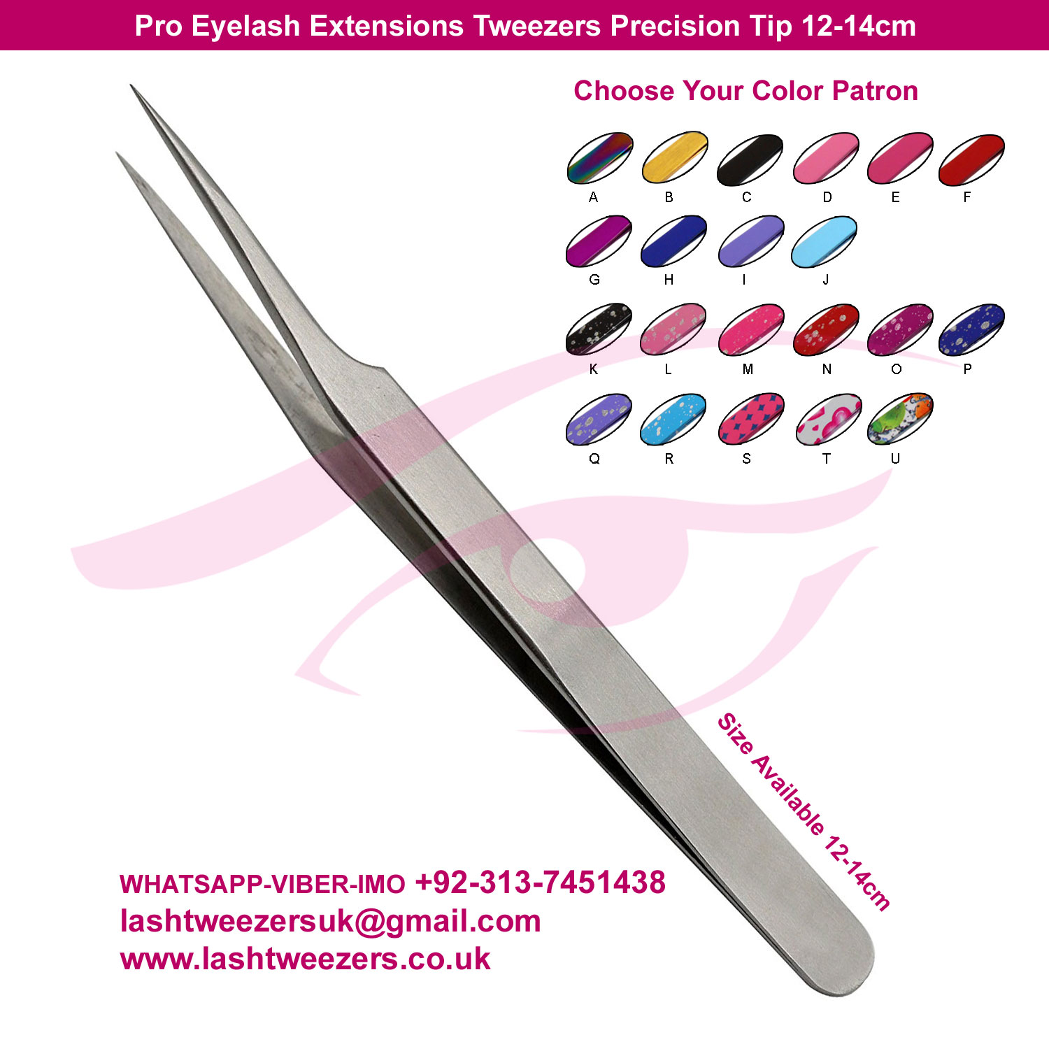 Pro-Eyelash-Extensions-Tweezer-Precision-Tip-12-14cm